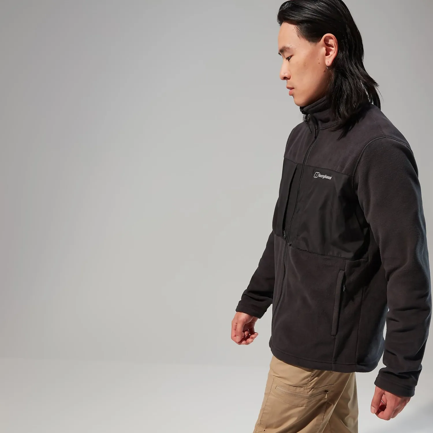 Berghaus Men's Prism Guide InterActive Polartec® Fleece Jacket - Black Outlet