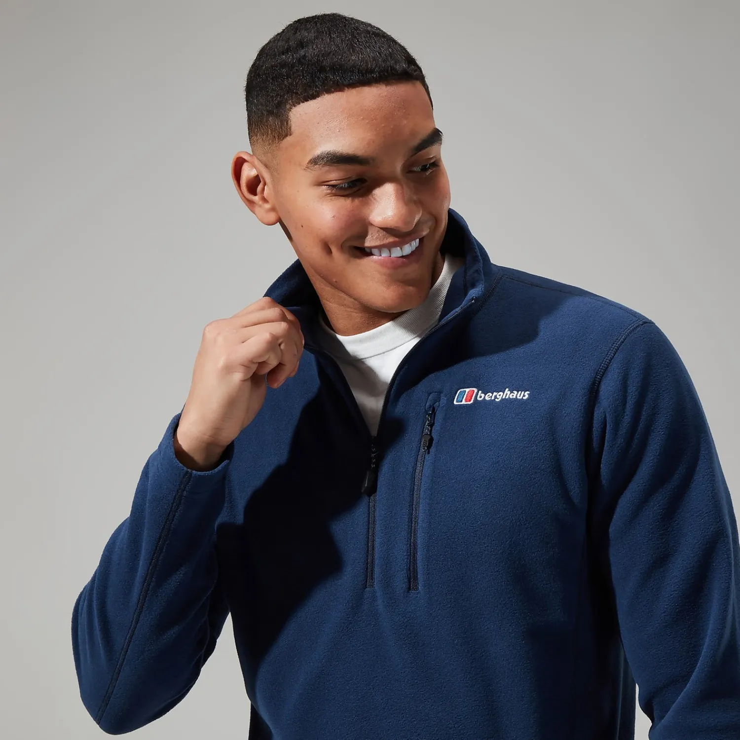 Berghaus Men's Prism Micro Polartec Half Zip Fleece - Dark Blue Best