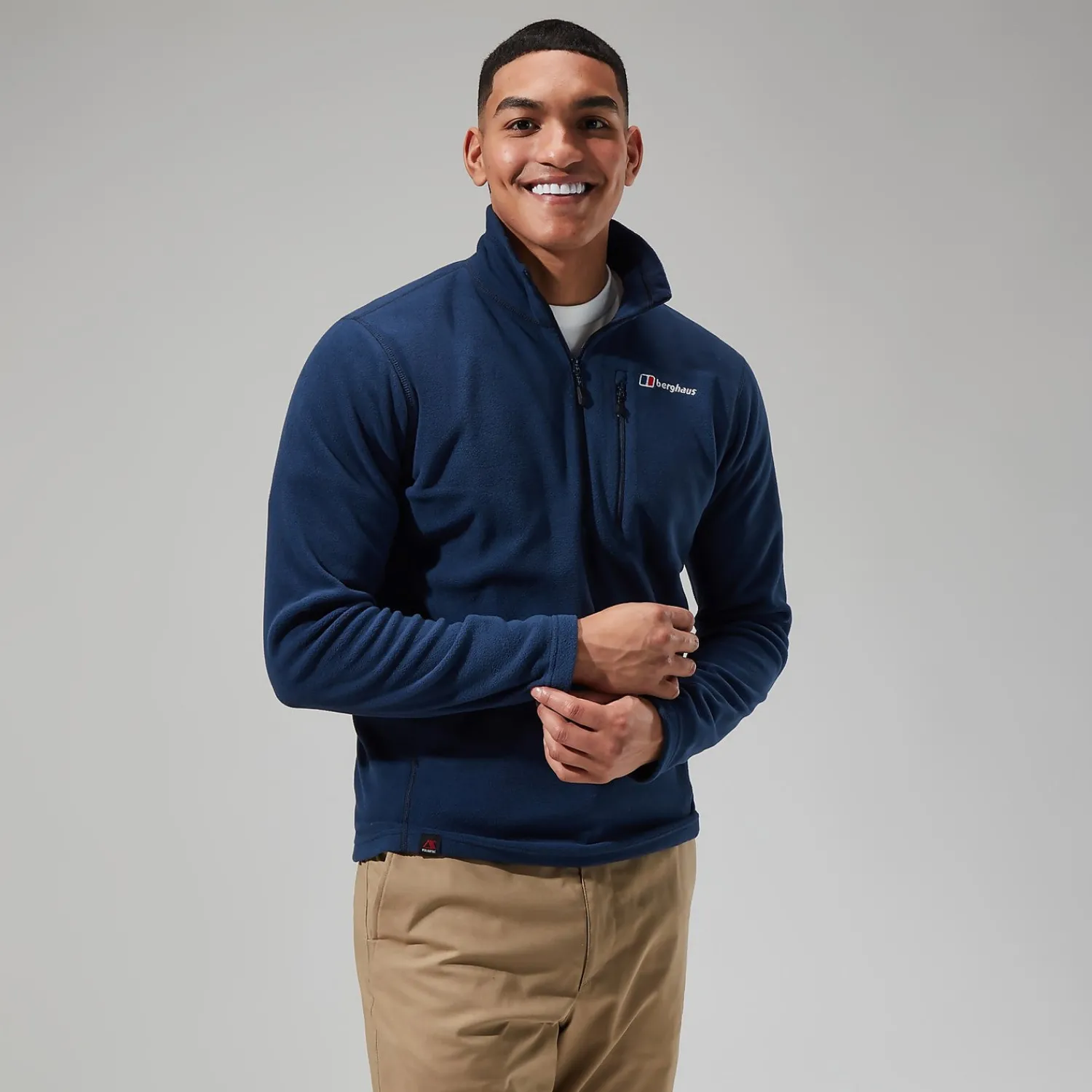Berghaus Men's Prism Micro Polartec Half Zip Fleece - Dark Blue Best