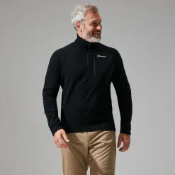 Berghaus Men's Prism Micro Polartec Half Zip - Black Hot