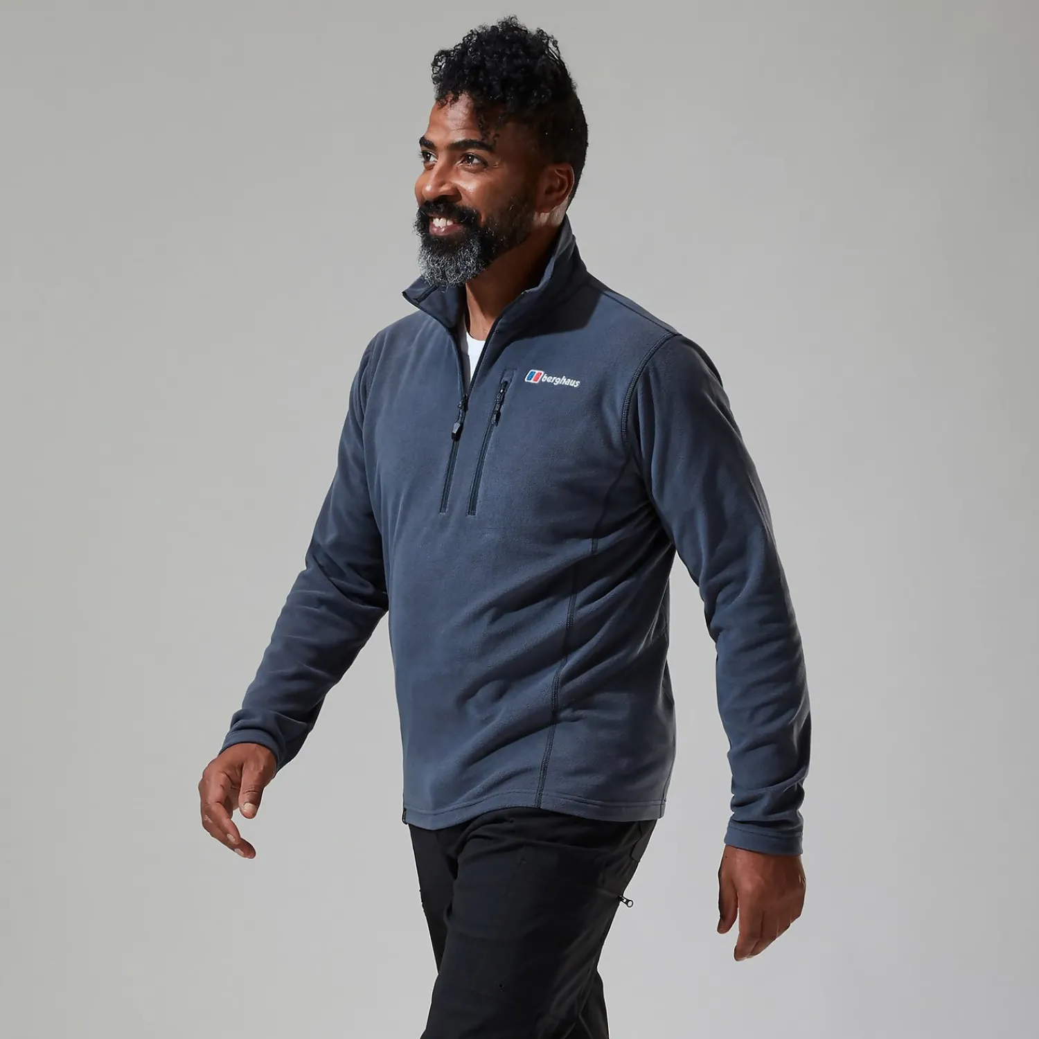 Berghaus Men's Prism Micro Polartec Half Zip - Dark Grey Best