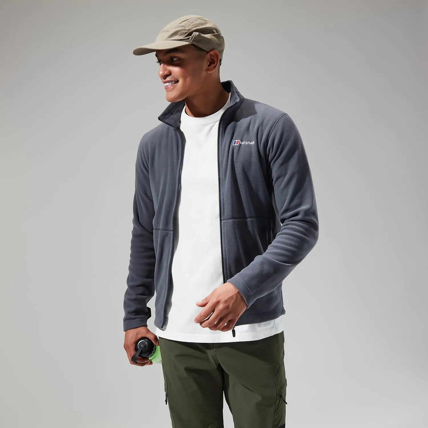 Berghaus Men's Prism Micro Polartec InterActive Jacket - Dark Grey Fashion