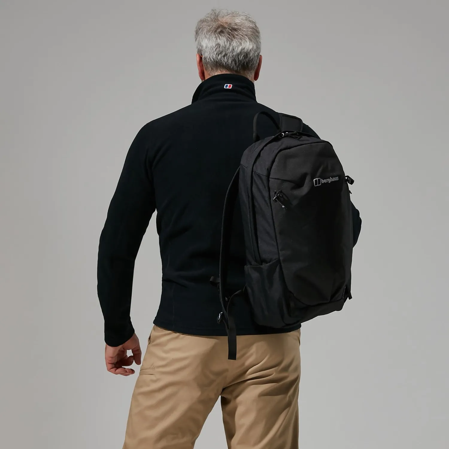 Berghaus Men's Prism Micro Polartec Half Zip - Black Hot