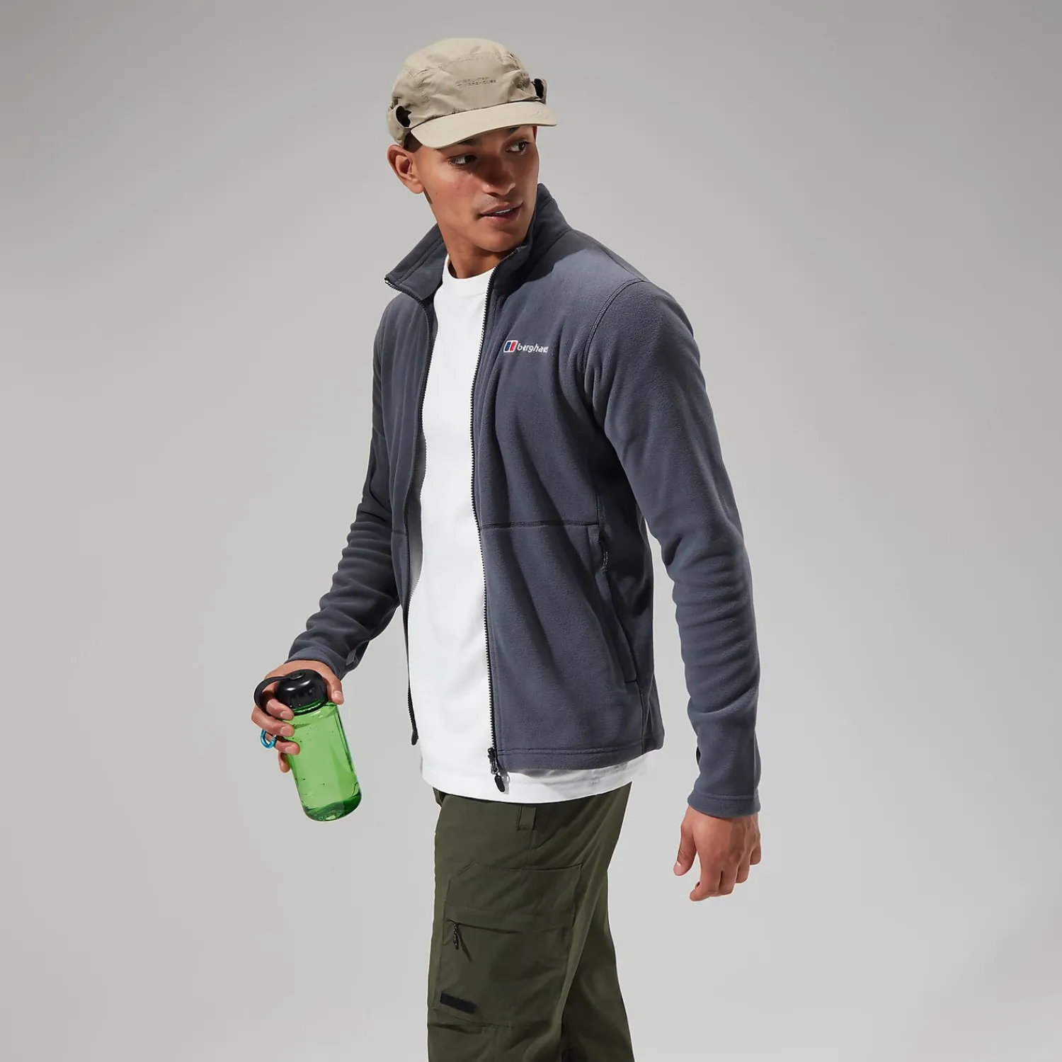Berghaus Men's Prism Micro Polartec InterActive Jacket - Dark Grey Fashion