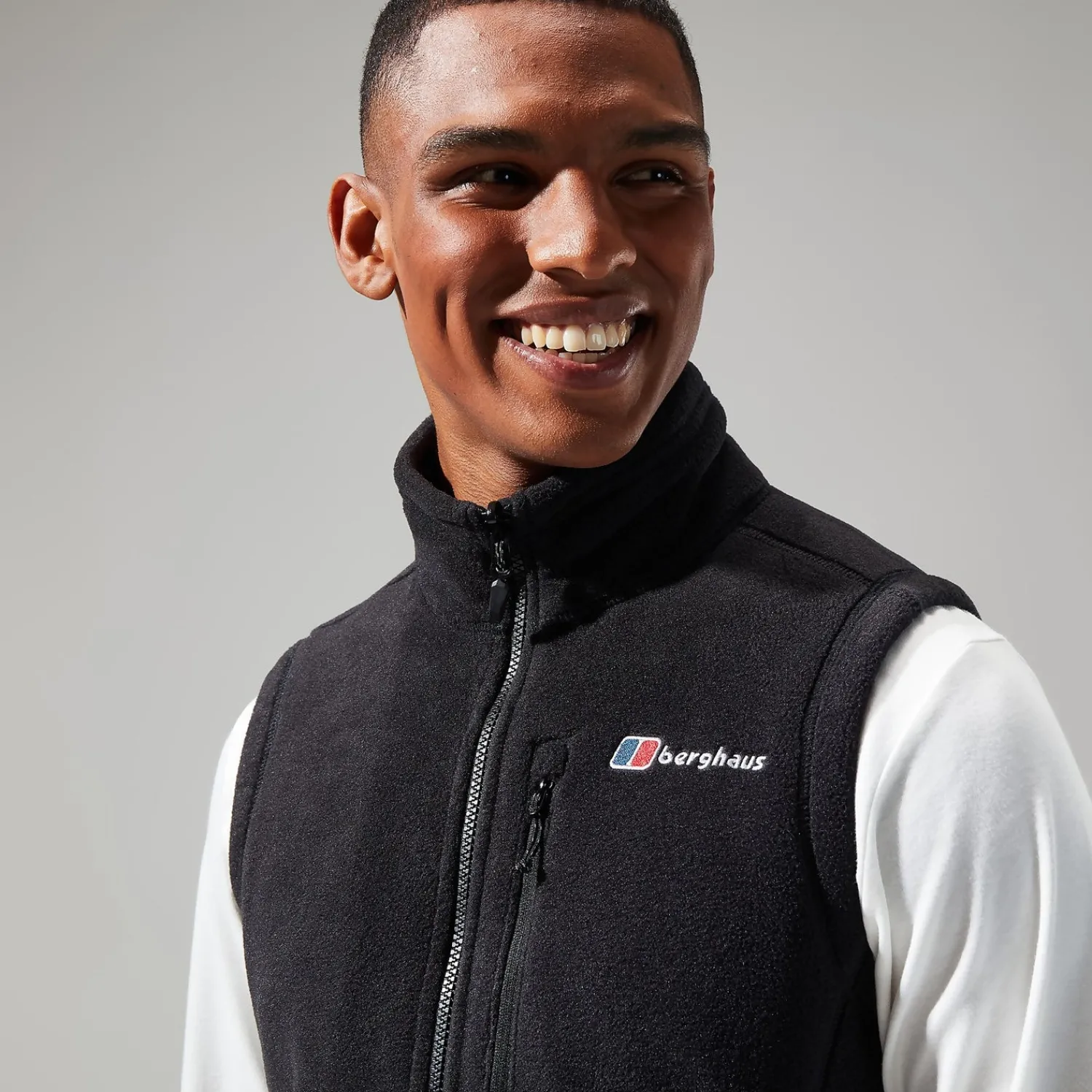Berghaus Men's Prism Polartec InterActive Vest - Black Hot