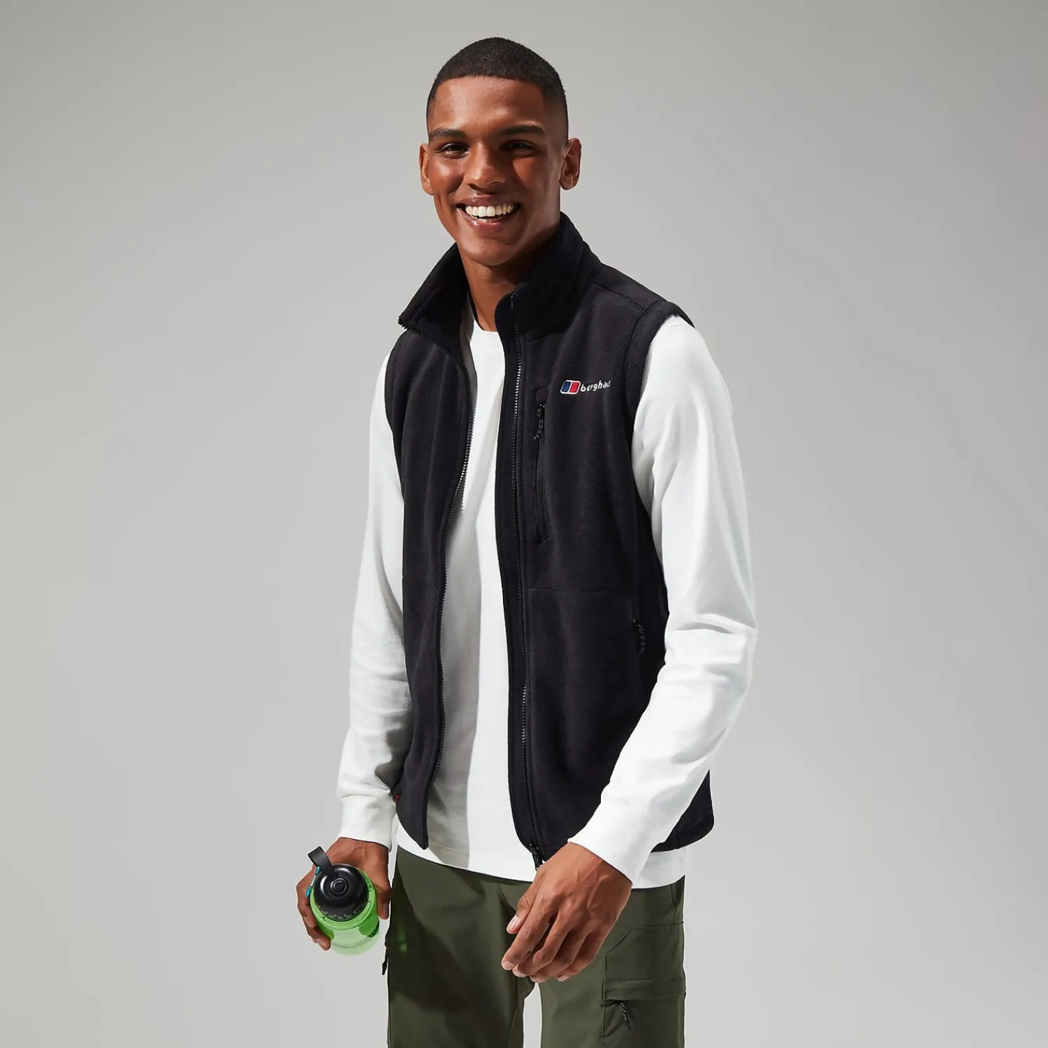 Berghaus Men's Prism Polartec InterActive Vest - Black Hot