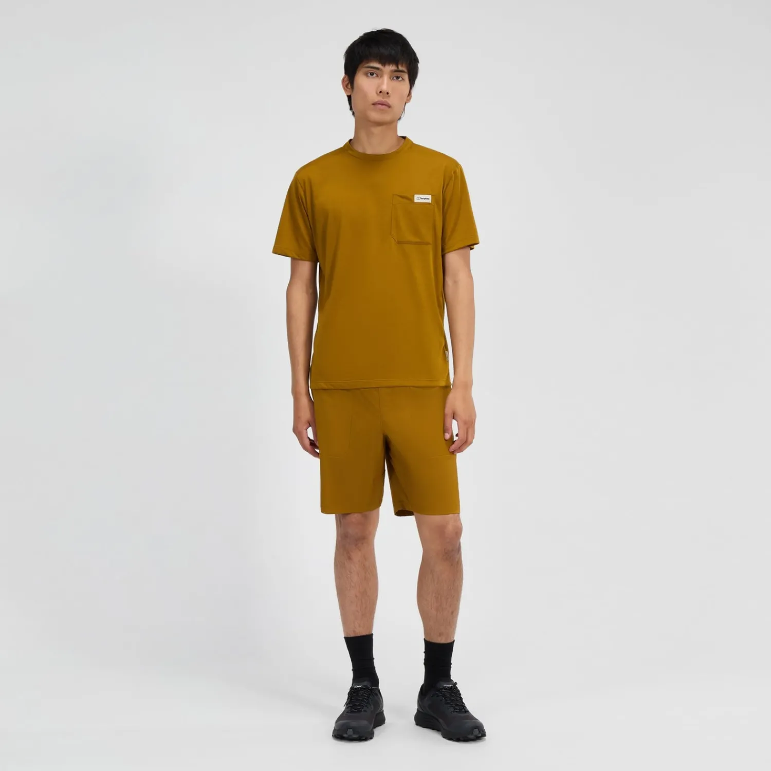 Berghaus Men's Relaxed Short Sleeve Tech Tee - Brown Best