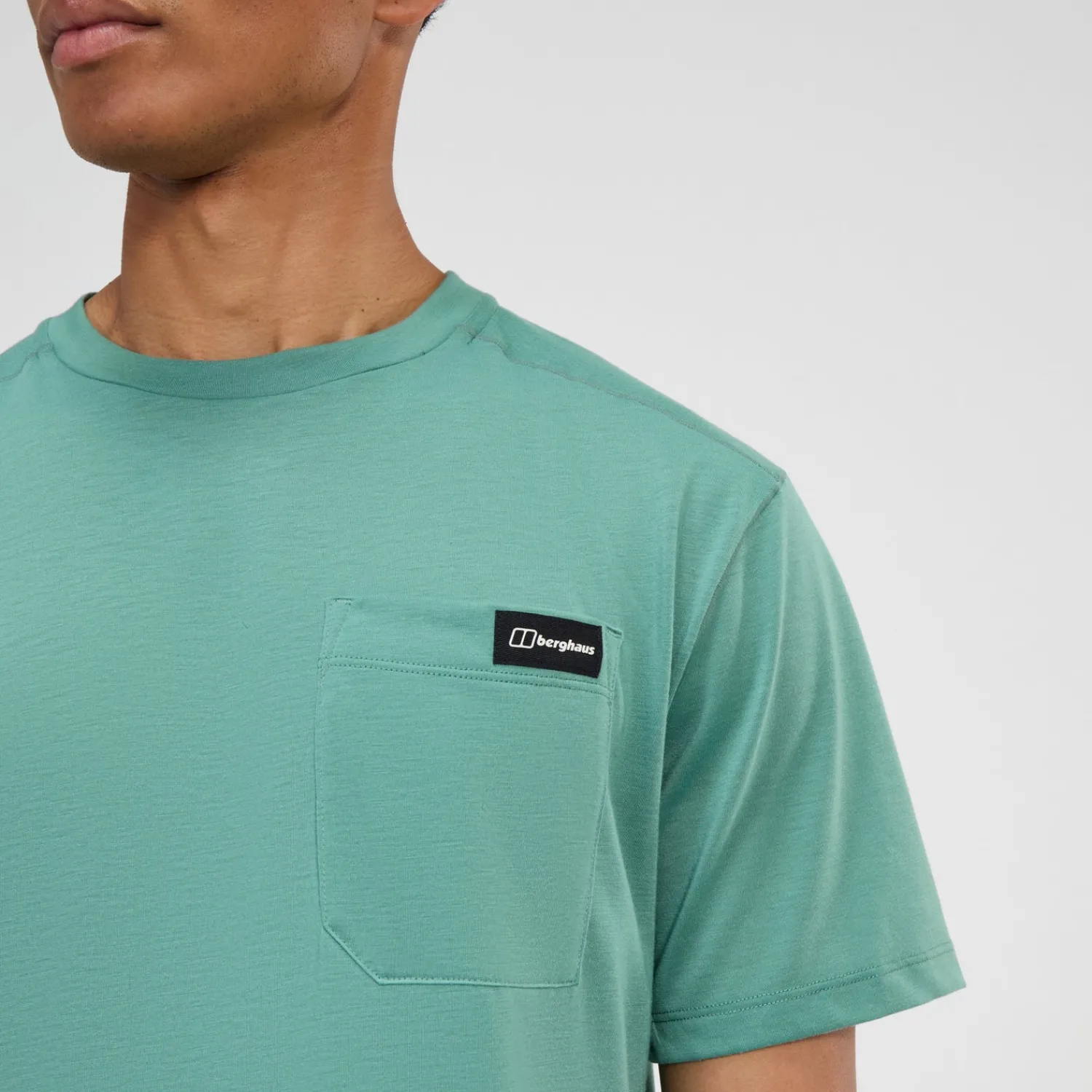 Berghaus Men's Relaxed Short Sleeve Tech Tee - Green Hot