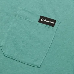 Berghaus Men's Relaxed Short Sleeve Tech Tee - Green Hot