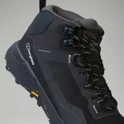 Berghaus Men's Revolute Active Mid Shoe Black/Grey Discount