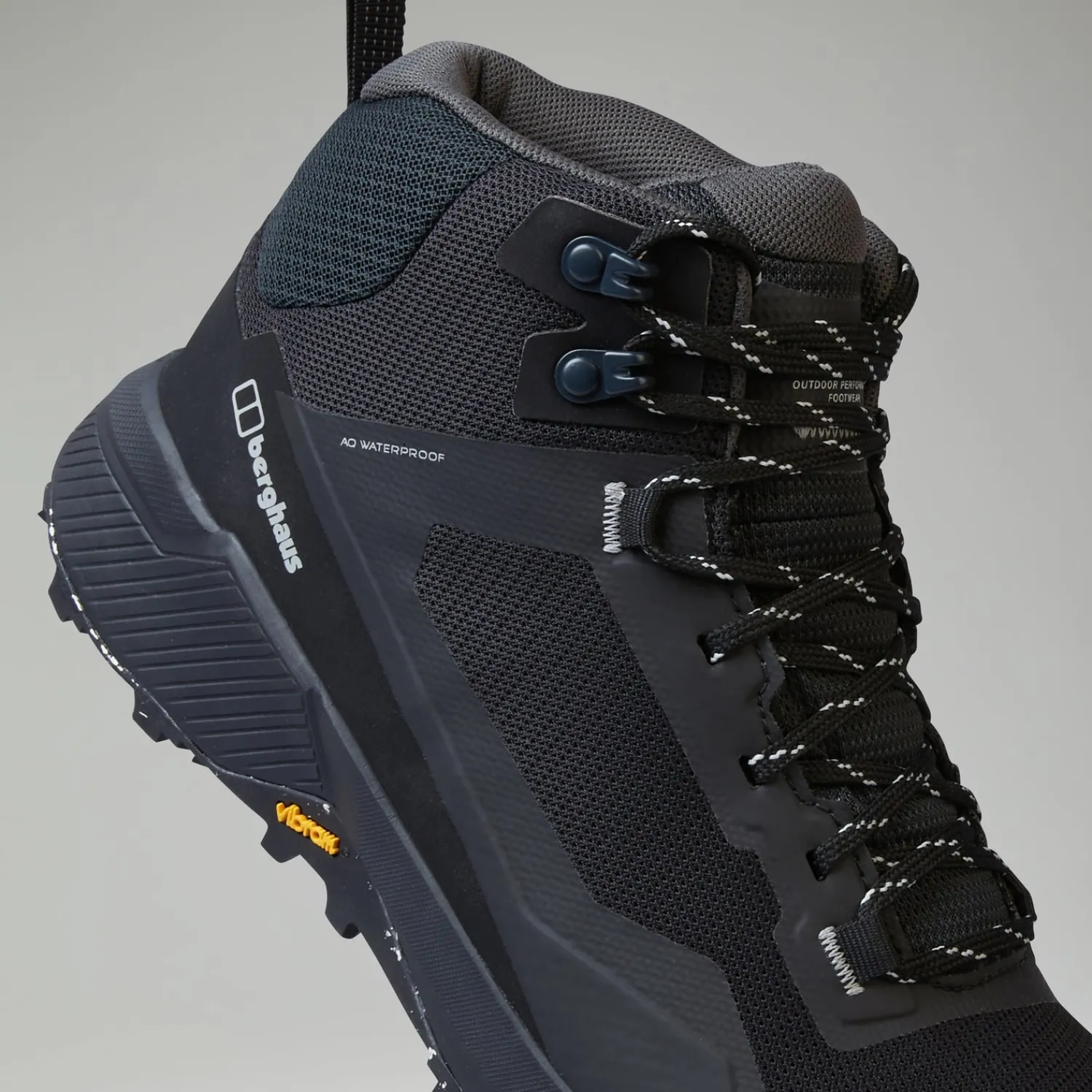 Berghaus Men's Revolute Active Mid Shoe Black/Grey Discount