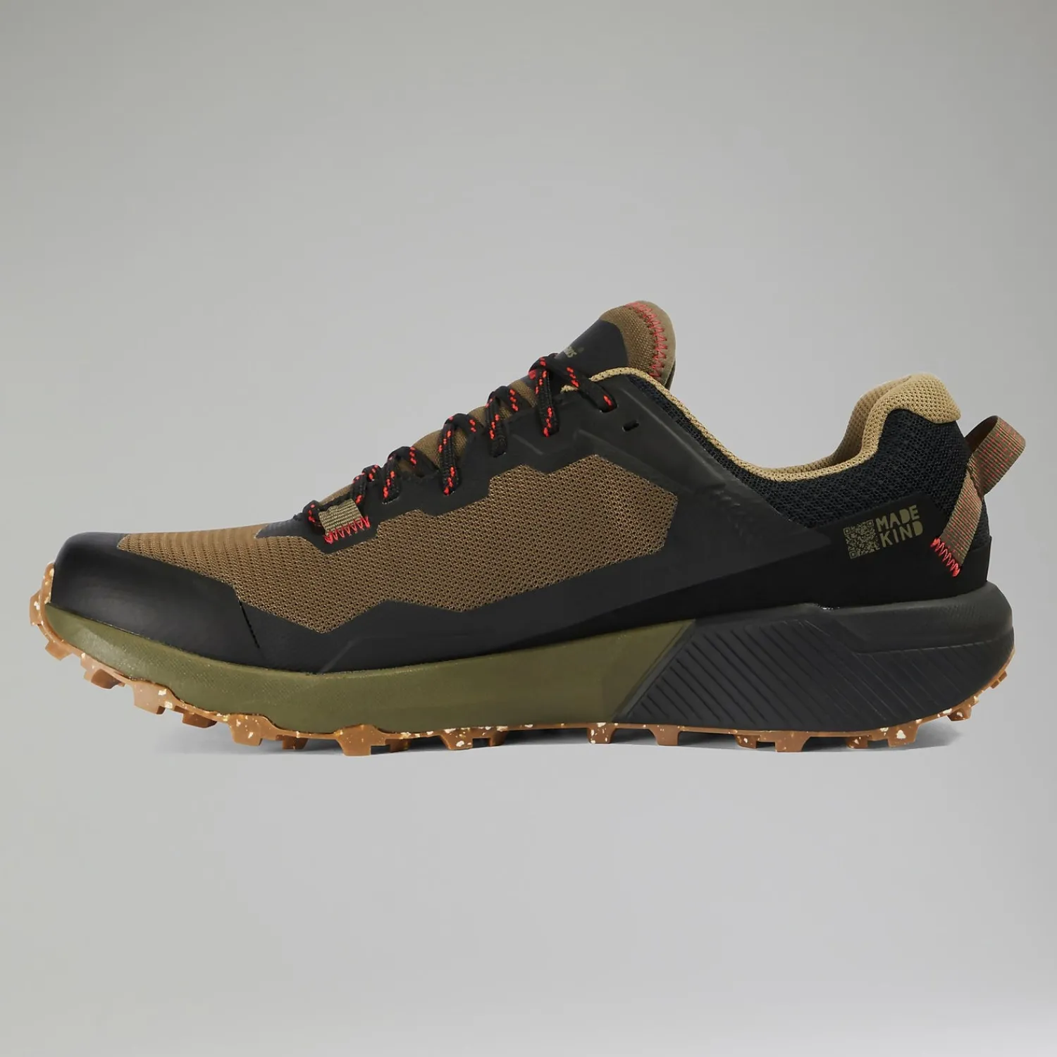 Berghaus Men's Revolute Active Shoe - Black/Dark Green Discount