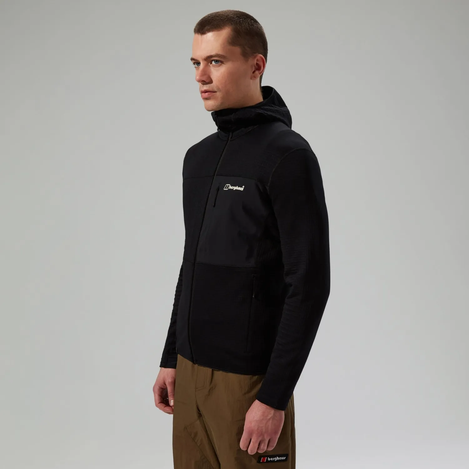 Berghaus Men's Ridge-Hiker Hooded Jacket - Black Clearance
