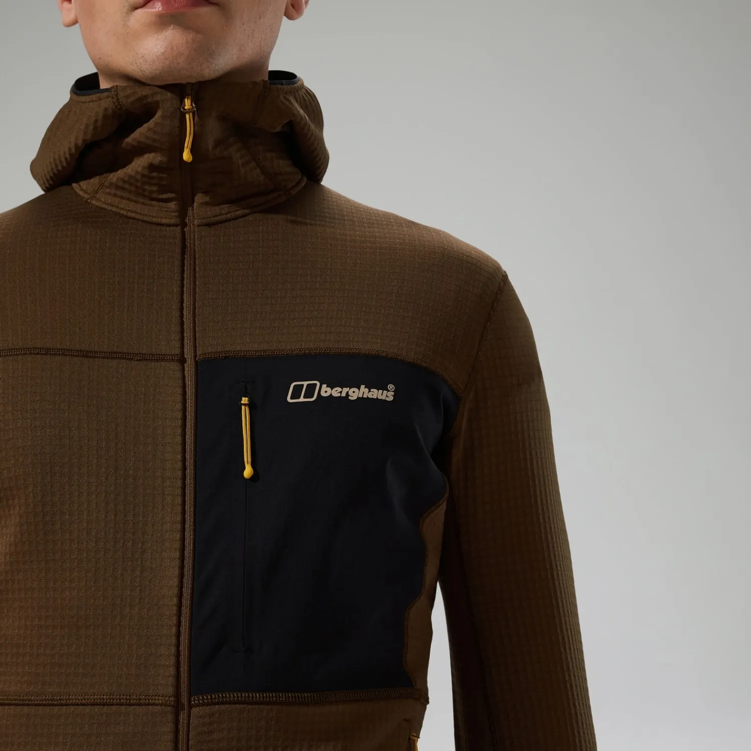 Berghaus Men's Ridge-Hiker Hooded Jacket - Brown/Black Best
