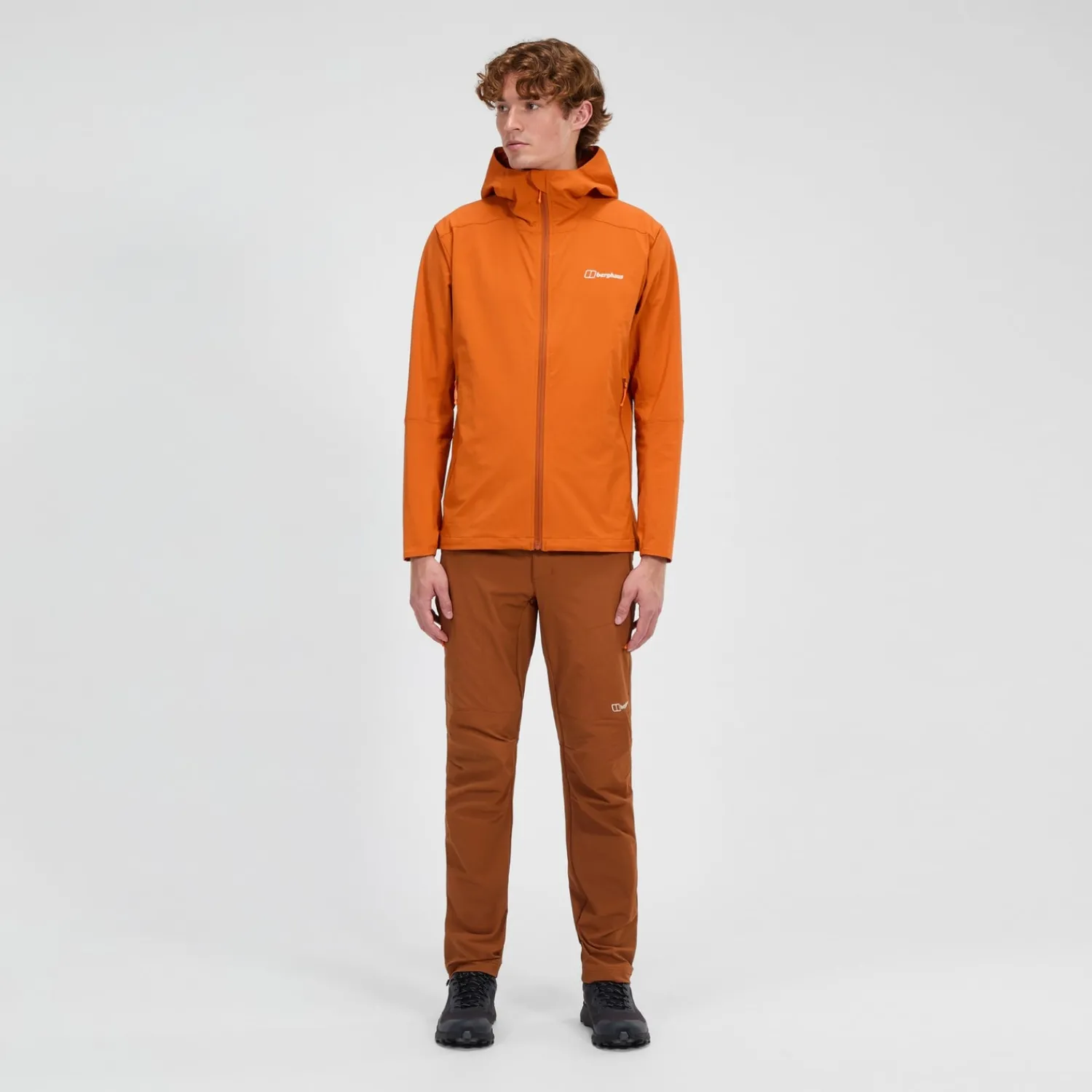 Berghaus Men's Ridge-Roamer Lite Softshell Jacket - Orange Best