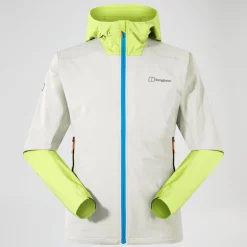 Berghaus Men's Ridge-Roamer Lite Softshell Jacket - Grey/Yellow Best