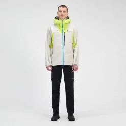 Berghaus Men's Ridge-Seeker Waterproof Jacket - Grey/Yellow Outlet