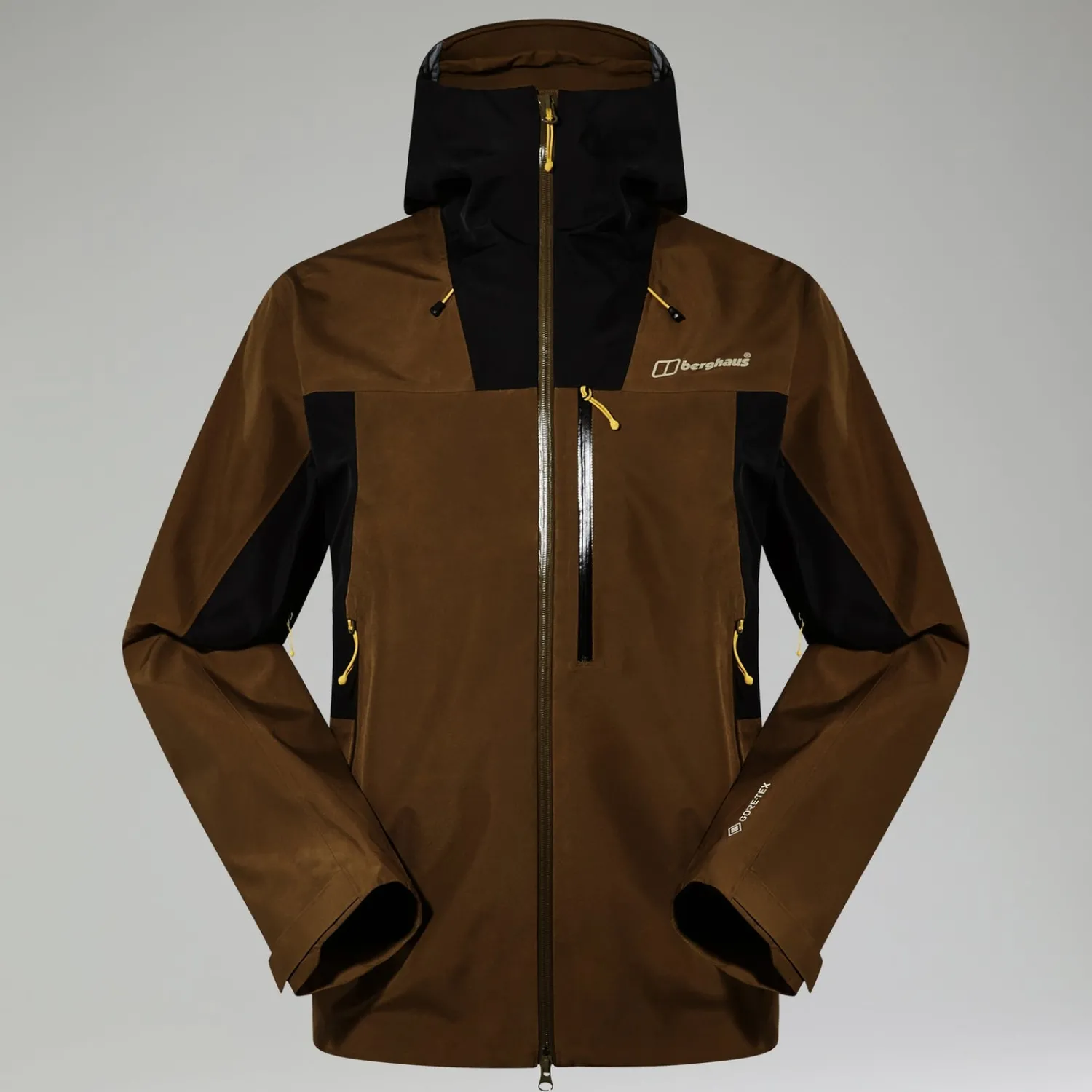 Berghaus Men's Ridge-Seeker Waterproof Jacket - Brown/Black Clearance