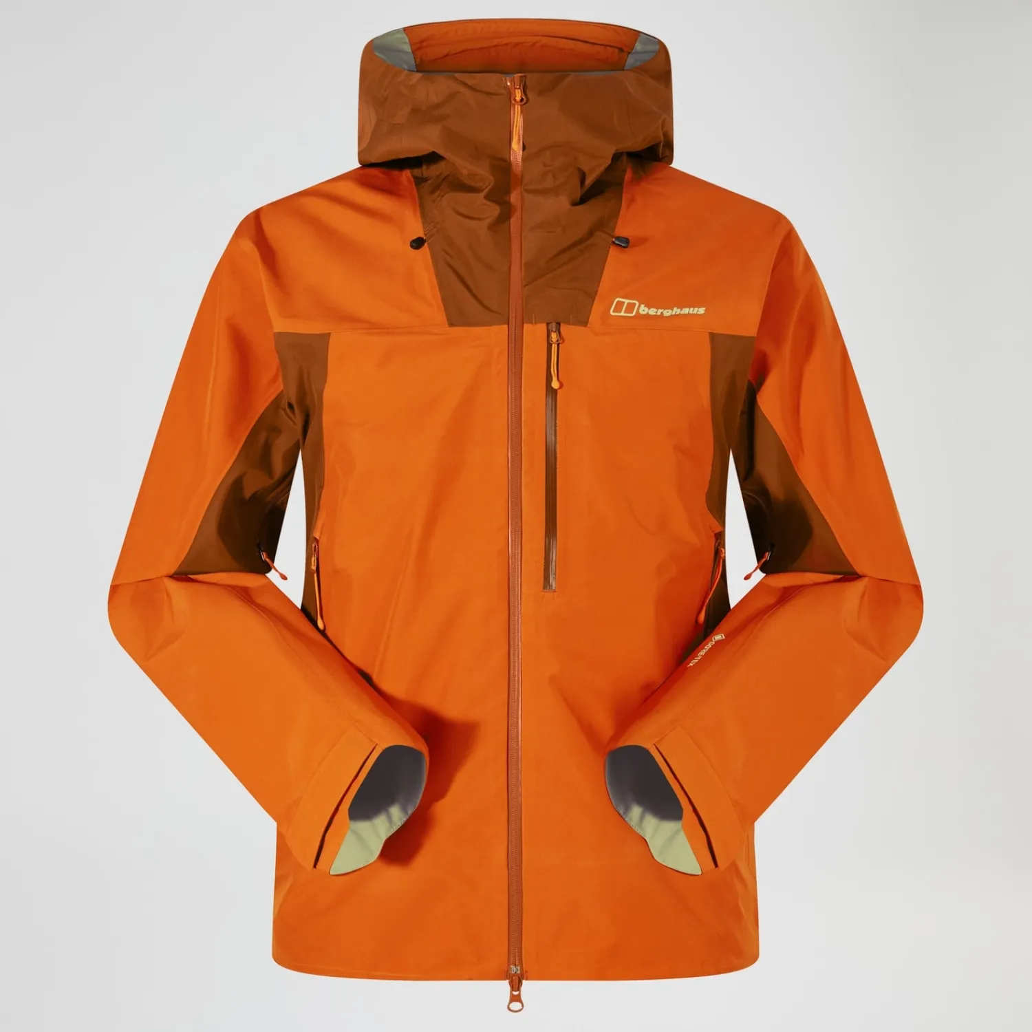 Berghaus Men's Ridge-Seeker Waterproof Jacket - Orange/Brown Hot