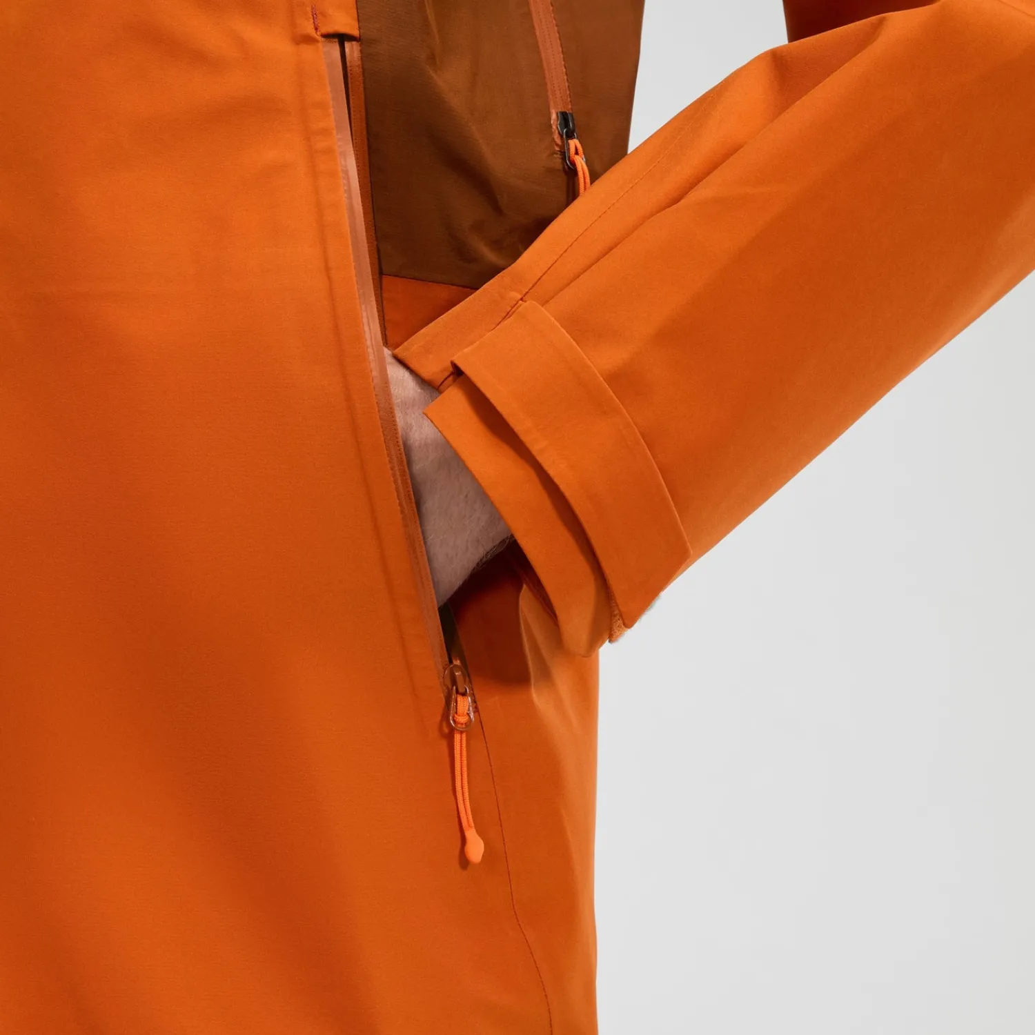 Berghaus Men's Ridge-Seeker Waterproof Jacket - Orange/Brown Hot