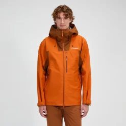 Berghaus Men's Ridge-Seeker Waterproof Jacket - Orange/Brown Hot