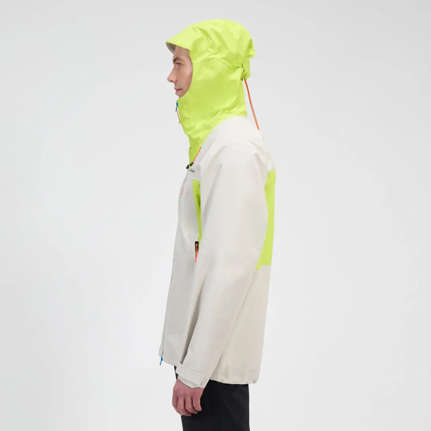 Berghaus Men's Ridge-Seeker Waterproof Jacket - Grey/Yellow Outlet