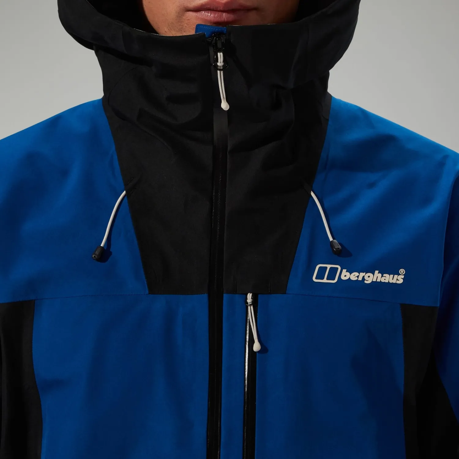 Berghaus Men's Ridge-Seeker Waterproof Jacket - Blue/Black Clearance