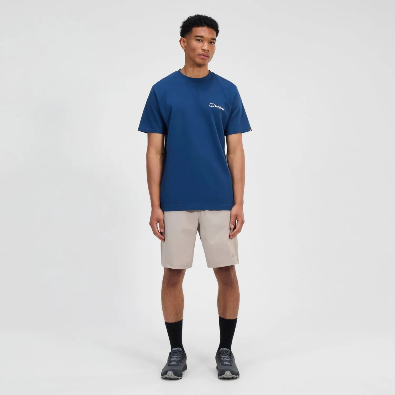 Berghaus Men's Rolling Peaks Short Sleeve Tee - Blue Discount