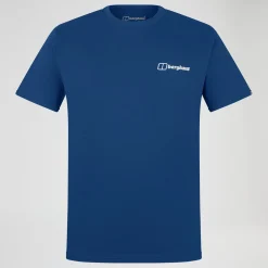 Berghaus Men's Rolling Peaks Short Sleeve Tee - Blue Discount