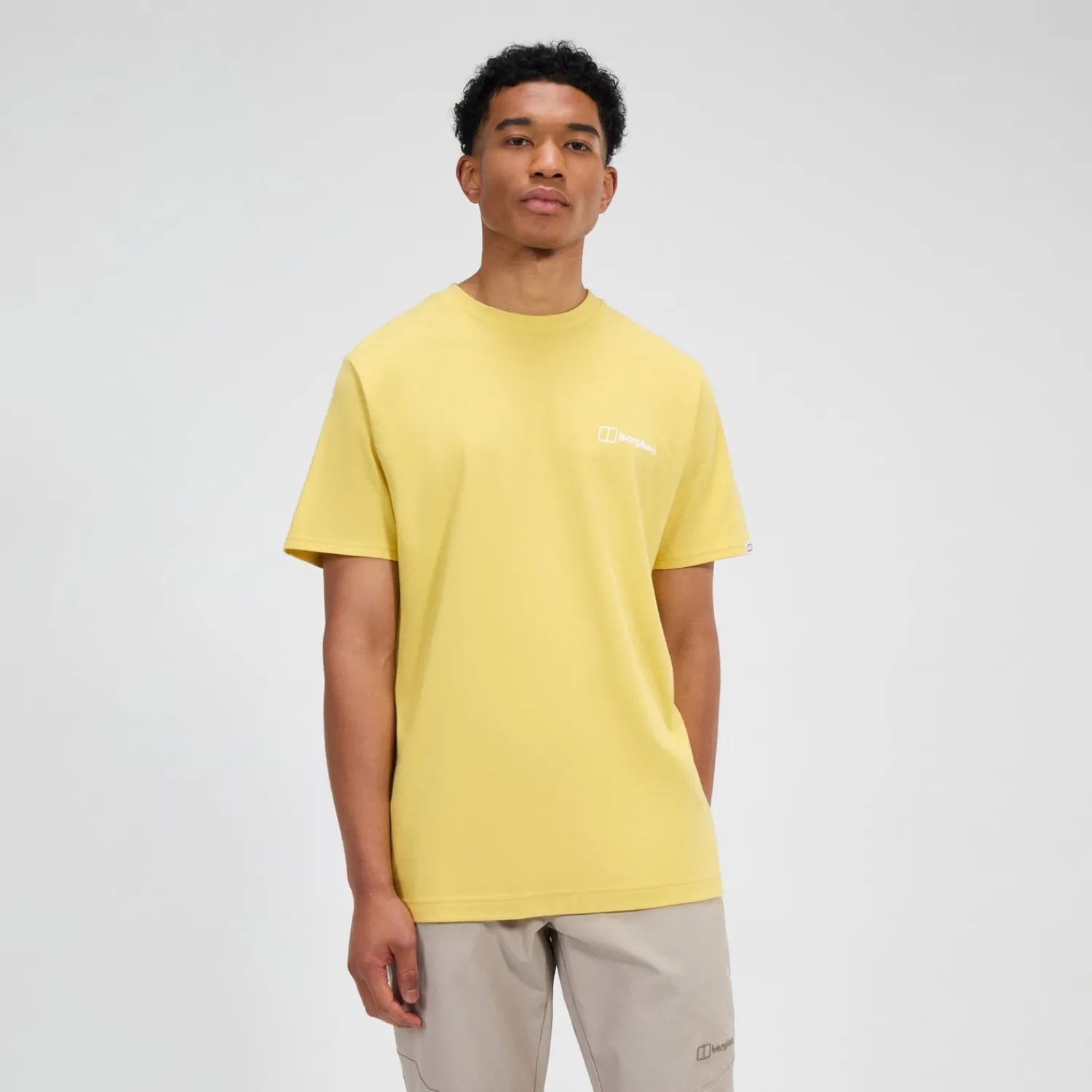 Berghaus Men's Rolling Peaks Short Sleeve Tee - Yellow Fashion