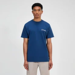 Berghaus Men's Rolling Peaks Short Sleeve Tee - Blue Discount