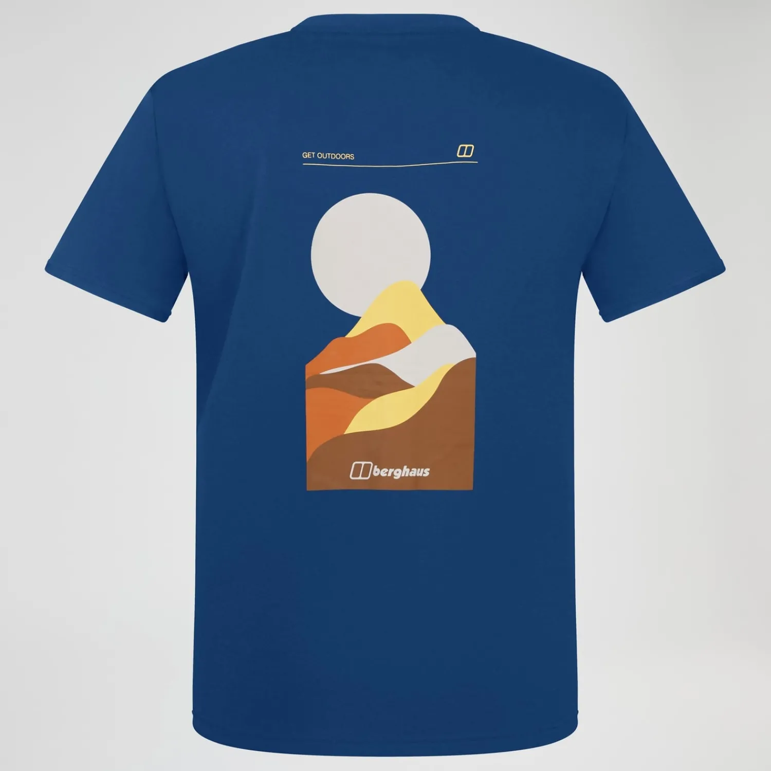 Berghaus Men's Rolling Peaks Short Sleeve Tee - Blue Discount