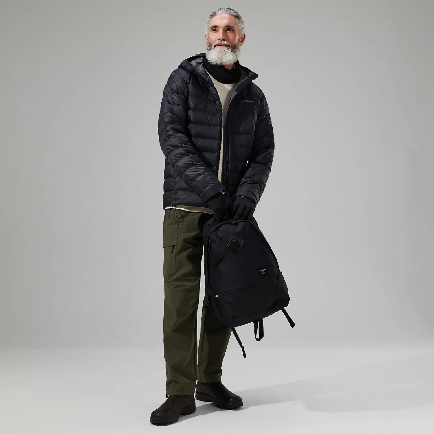 Berghaus Men's Silksworth Hooded Down Insulated Jacket - Black Fashion