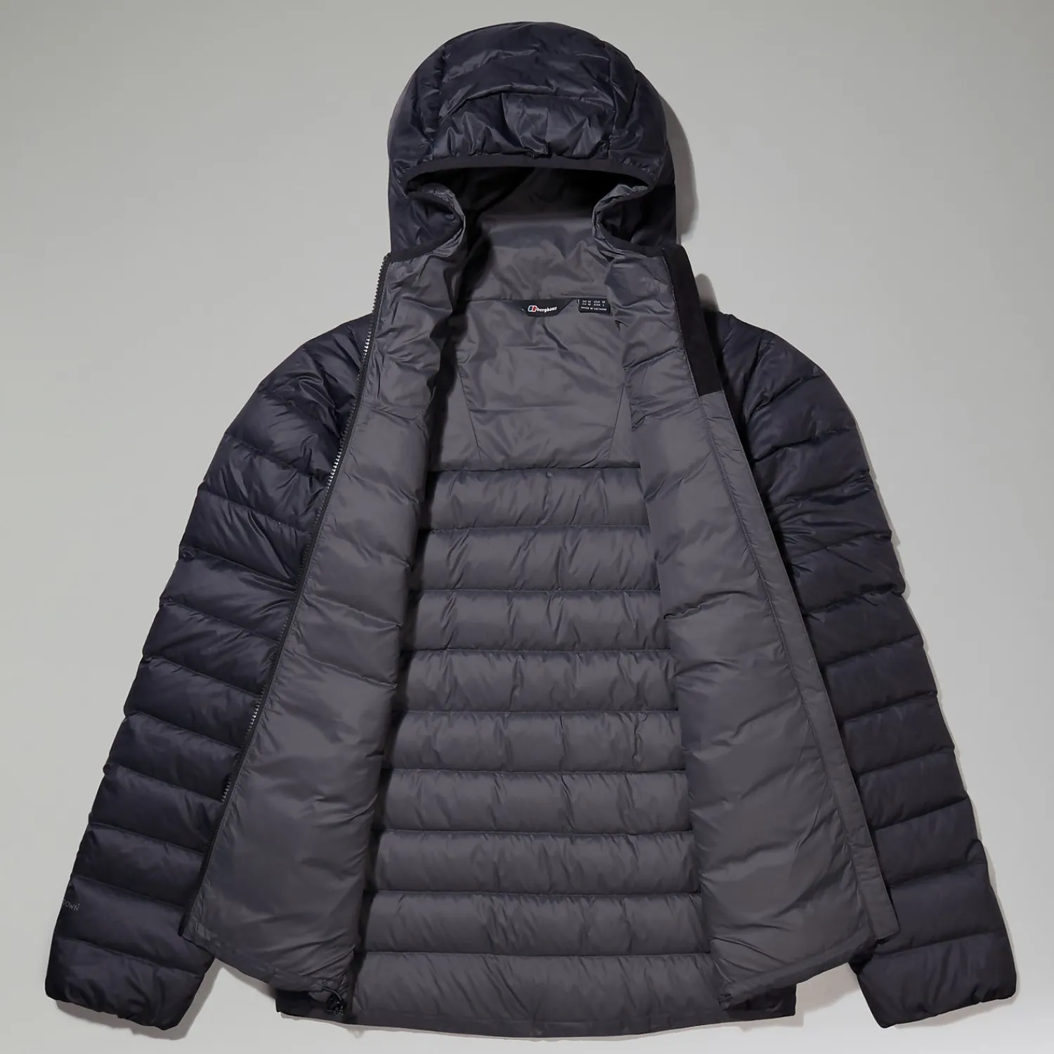 Berghaus Men's Silksworth Hooded Down Insulated Jacket - Black Fashion