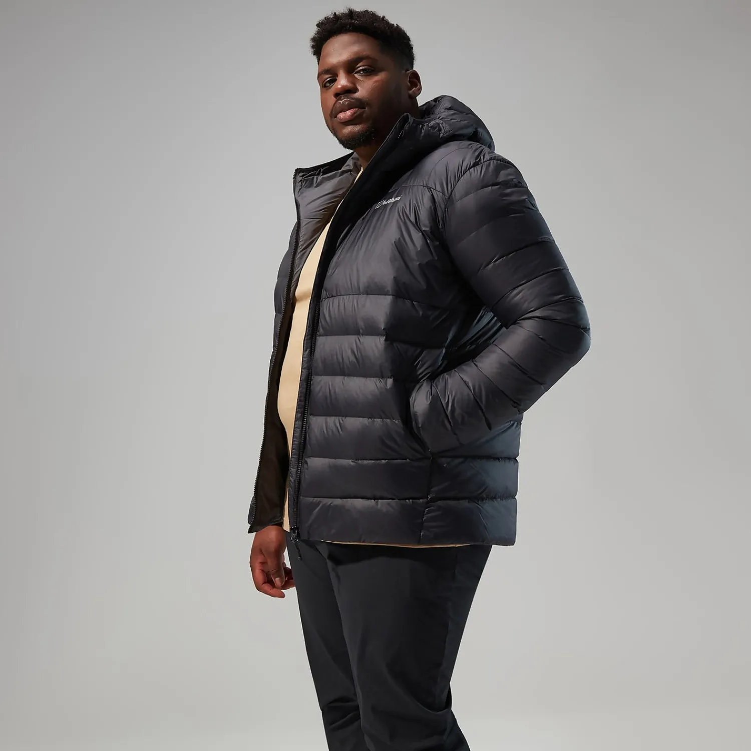 Berghaus Men's Silksworth Hooded Down Insulated Jacket - Black Fashion