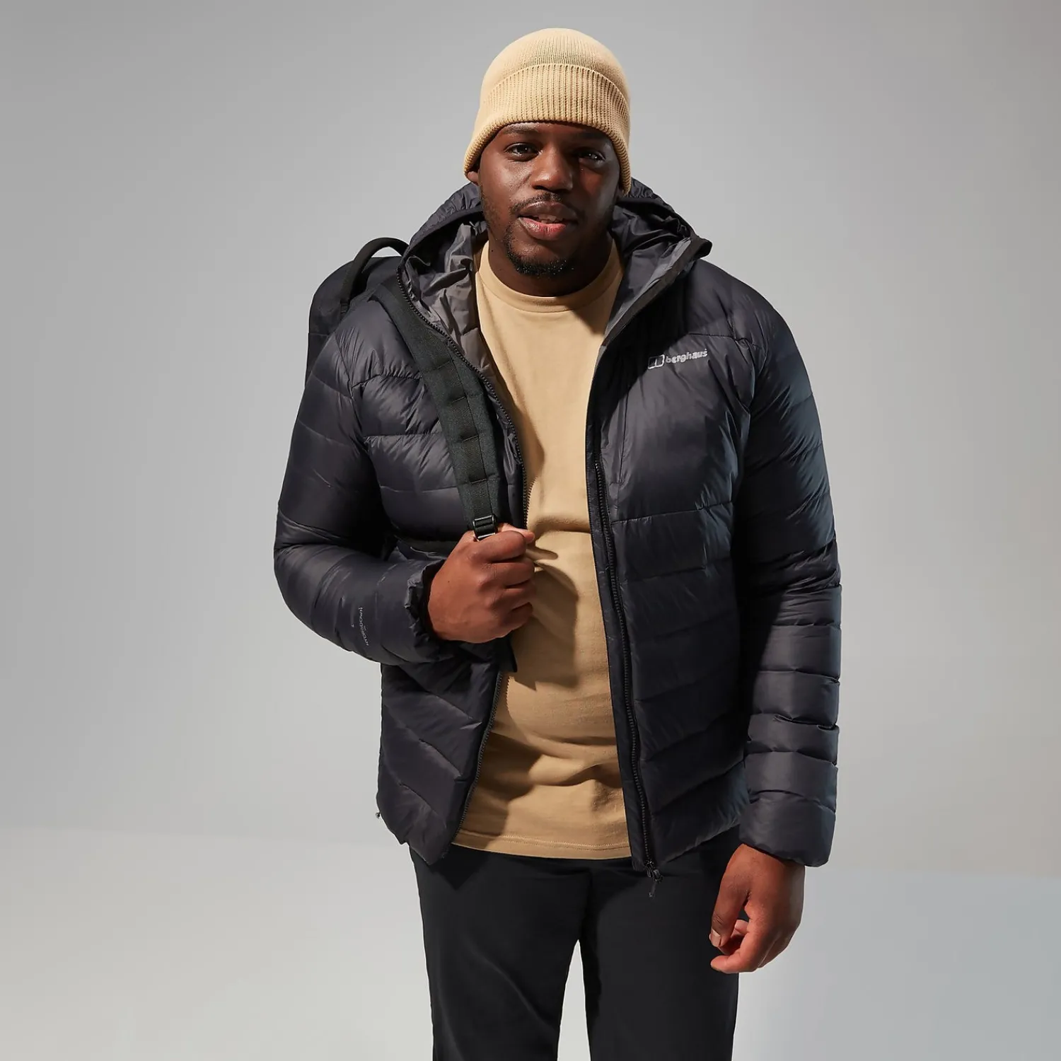 Berghaus Men's Silksworth Hooded Down Insulated Jacket - Black Fashion