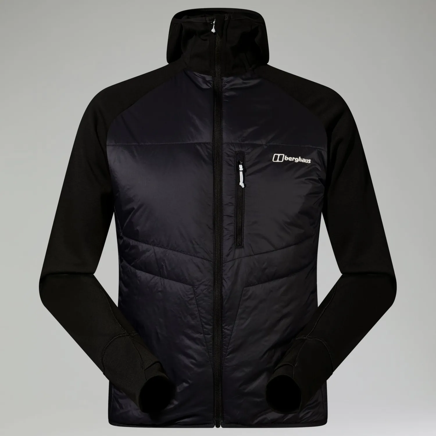 Berghaus Men's Trawden Hybrid Hooded Jacket - Black Discount