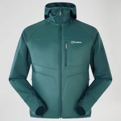 Berghaus Men's Trawden Hybrid Hooded Jacket - Green Online
