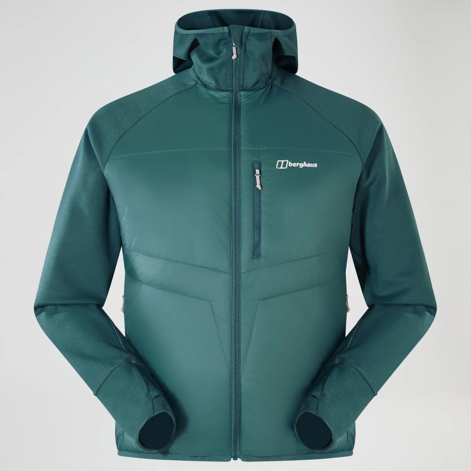Berghaus Men's Trawden Hybrid Hooded Jacket - Green Online