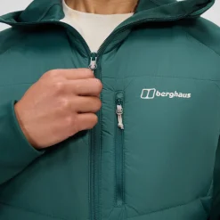 Berghaus Men's Trawden Hybrid Hooded Jacket - Green Online