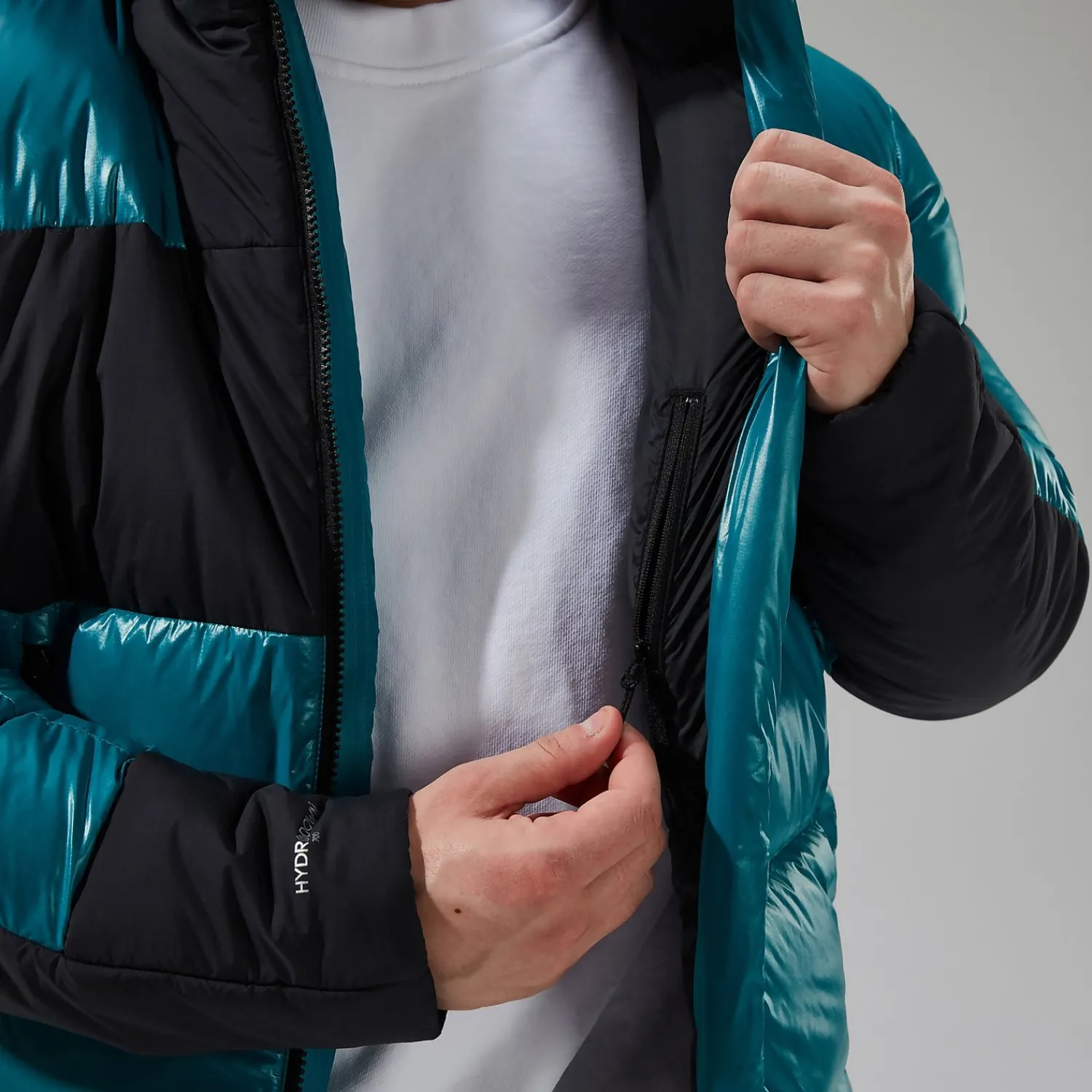 Berghaus Men's URB Arkos Reflect Down Insulated Jacket - Turquoise - Black Hot