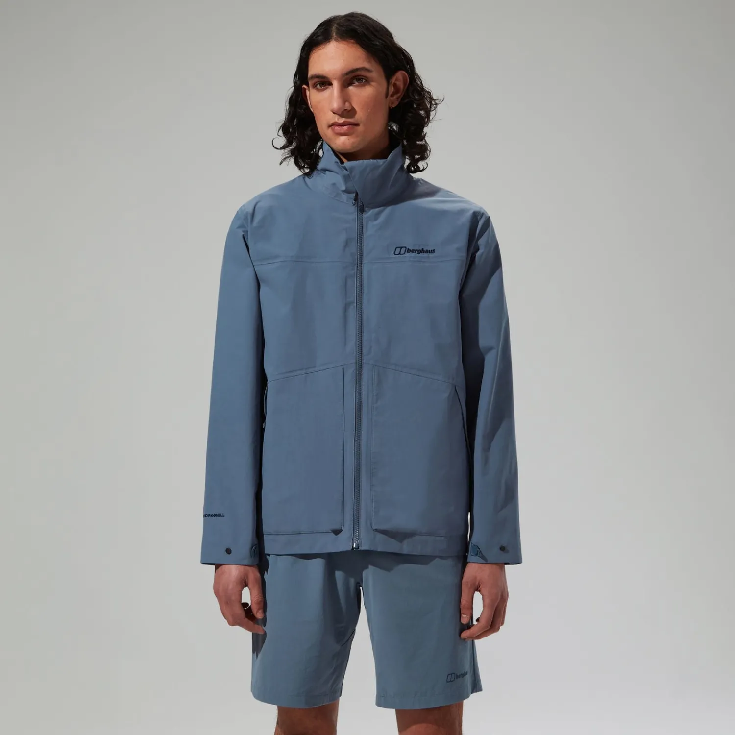 Berghaus Men's Woodwalk Waterproof Jacket Blue Fashion
