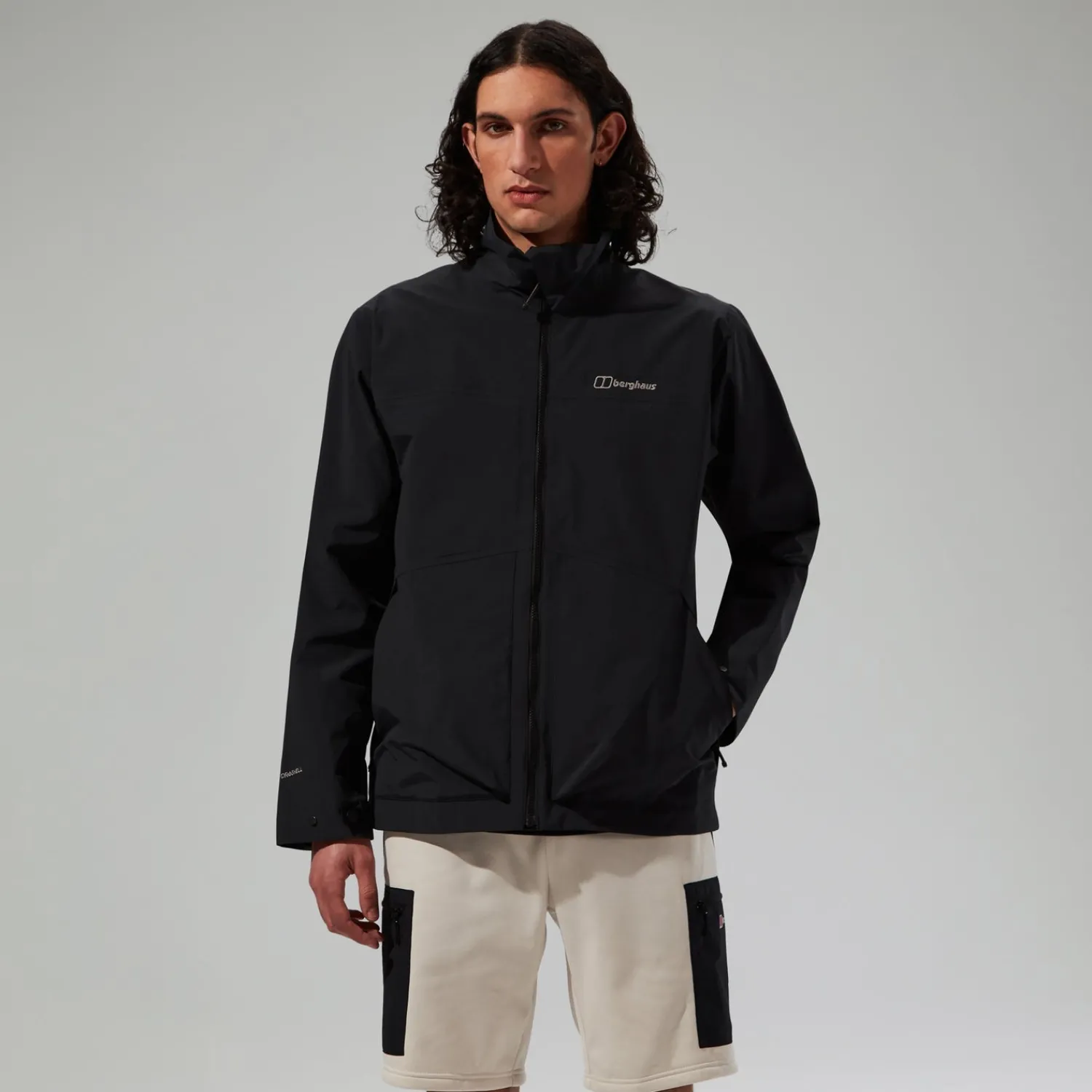 Berghaus Men's Woodwalk Waterproof Jacket Black Outlet