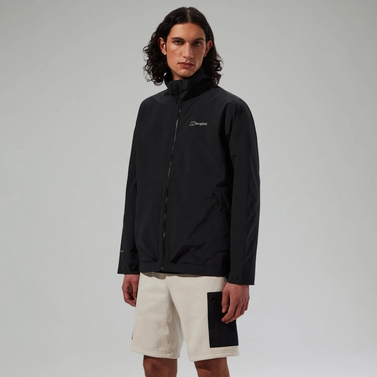 Berghaus Men's Woodwalk Waterproof Jacket Black Outlet