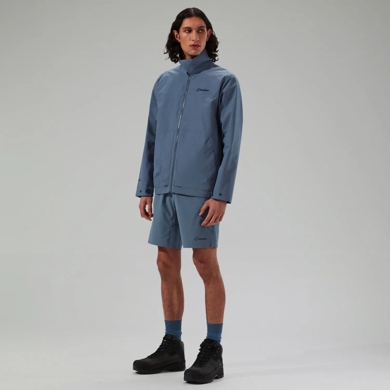 Berghaus Men's Woodwalk Waterproof Jacket Blue Fashion