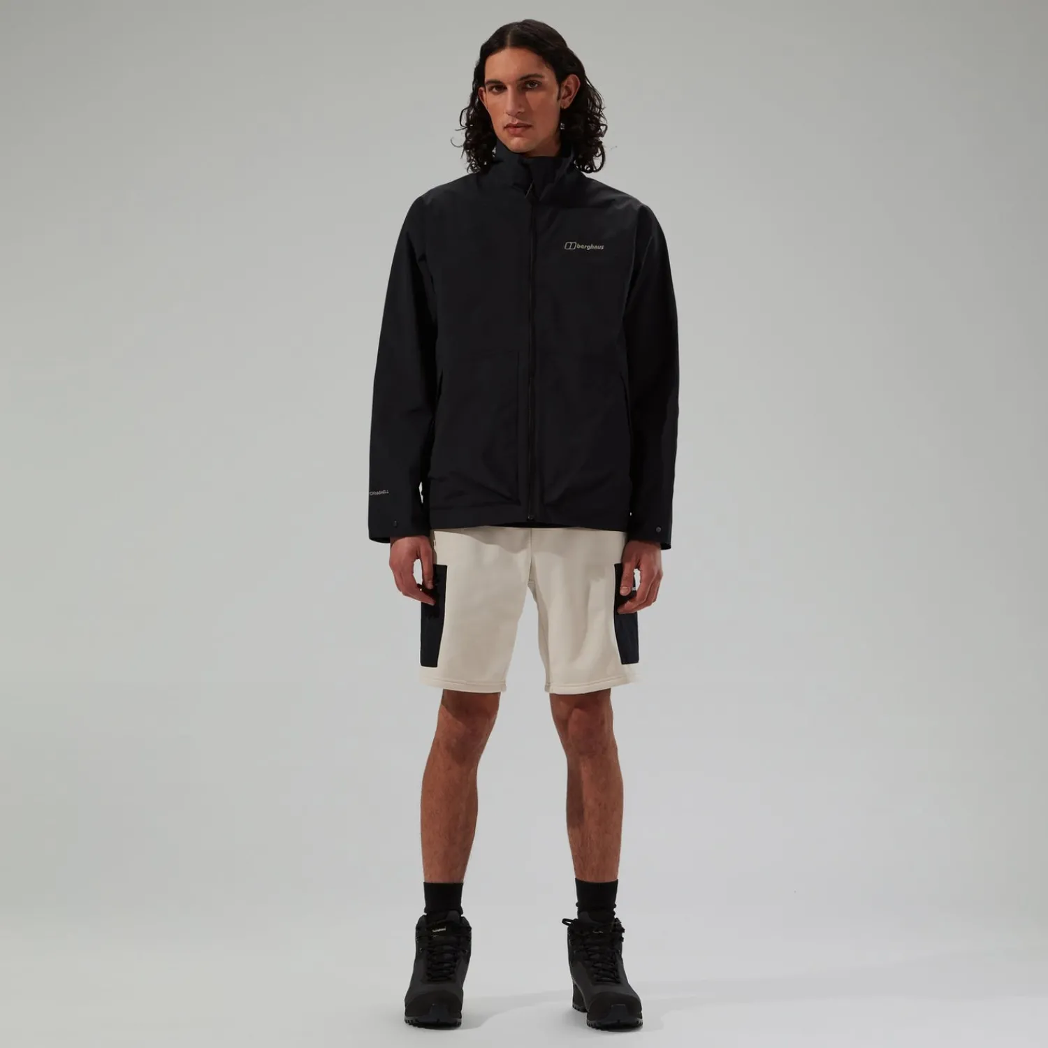 Berghaus Men's Woodwalk Waterproof Jacket Black Outlet