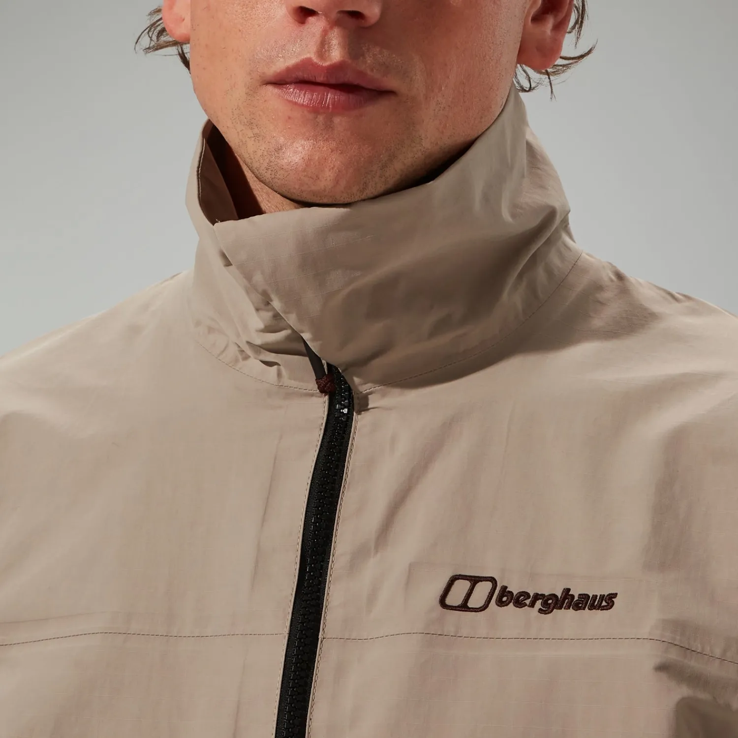 Berghaus Men's Woodwalk Waterproof Jacket - Grey Hot