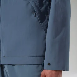 Berghaus Men's Woodwalk Waterproof Jacket Blue Fashion
