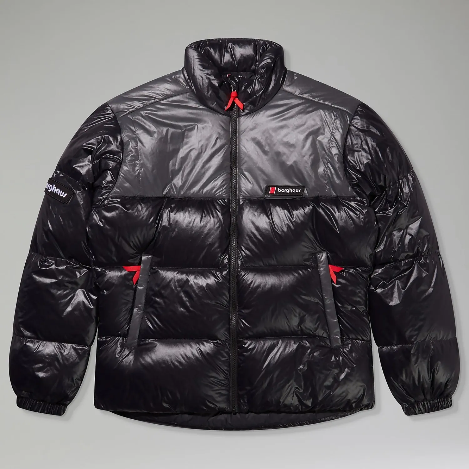 Berghaus Unisex Blockback Down Jackets - Black/Grey Outlet