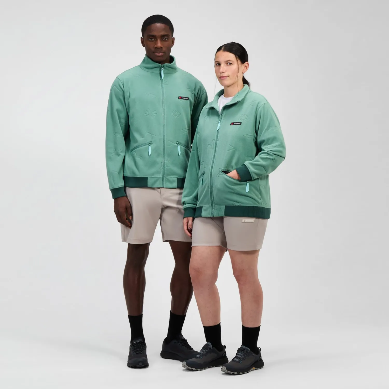 Berghaus Unisex Daily Nature Interactive Fleece - Green Outlet